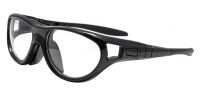 Prescription Sports Goggles Atlas Black - Interchangeable Headband - Basketball, Football & Soccer Glasses