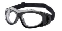 Prescription Sports Goggles Ogden Black - Interchangeable Headband - Basketball, Football & Soccer Glasses